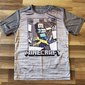 Used Boys Minecraft Shirt